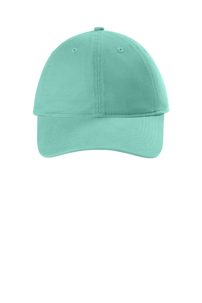 Custom Embroidered Comfort Colors Caps in Chalky Mint
