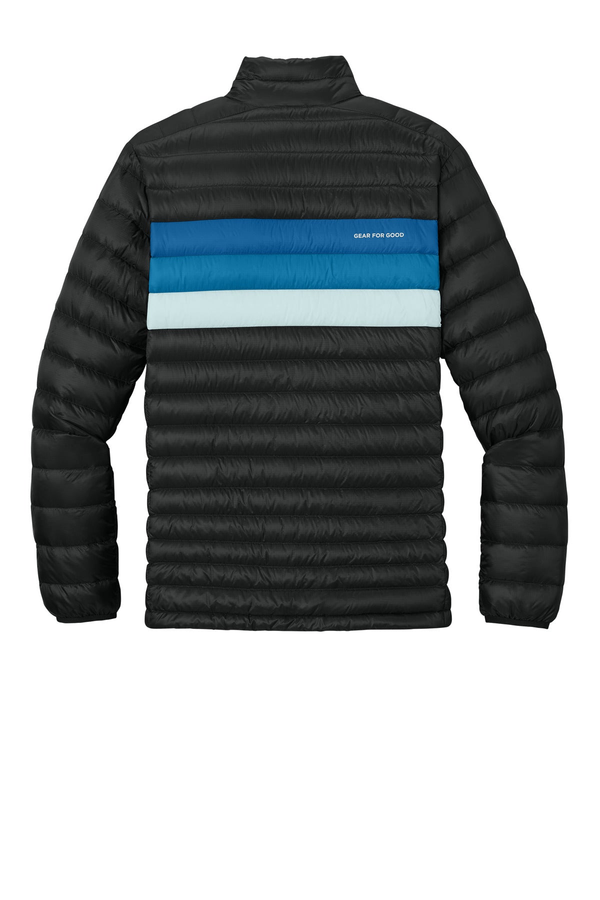Custom Embroidered Cotopaxi Outerwear in Black/ Atlantic