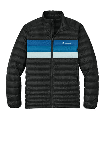 Custom Embroidered Cotopaxi Outerwear in Black/ Atlantic