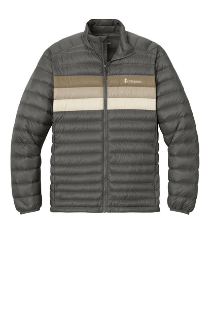 Custom Embroidered Cotopaxi Outerwear in Cinder/ Desert