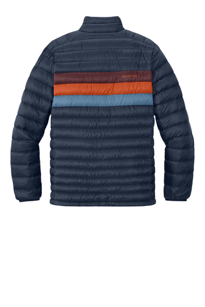 Custom Embroidered Cotopaxi Outerwear in Maritime/ Mulberry