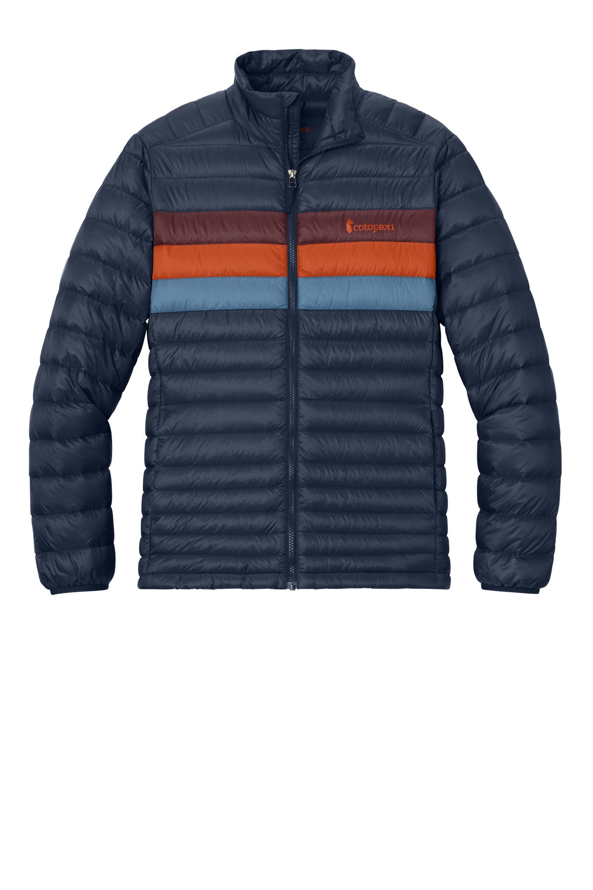 Custom Embroidered Cotopaxi Outerwear in Maritime/ Mulberry