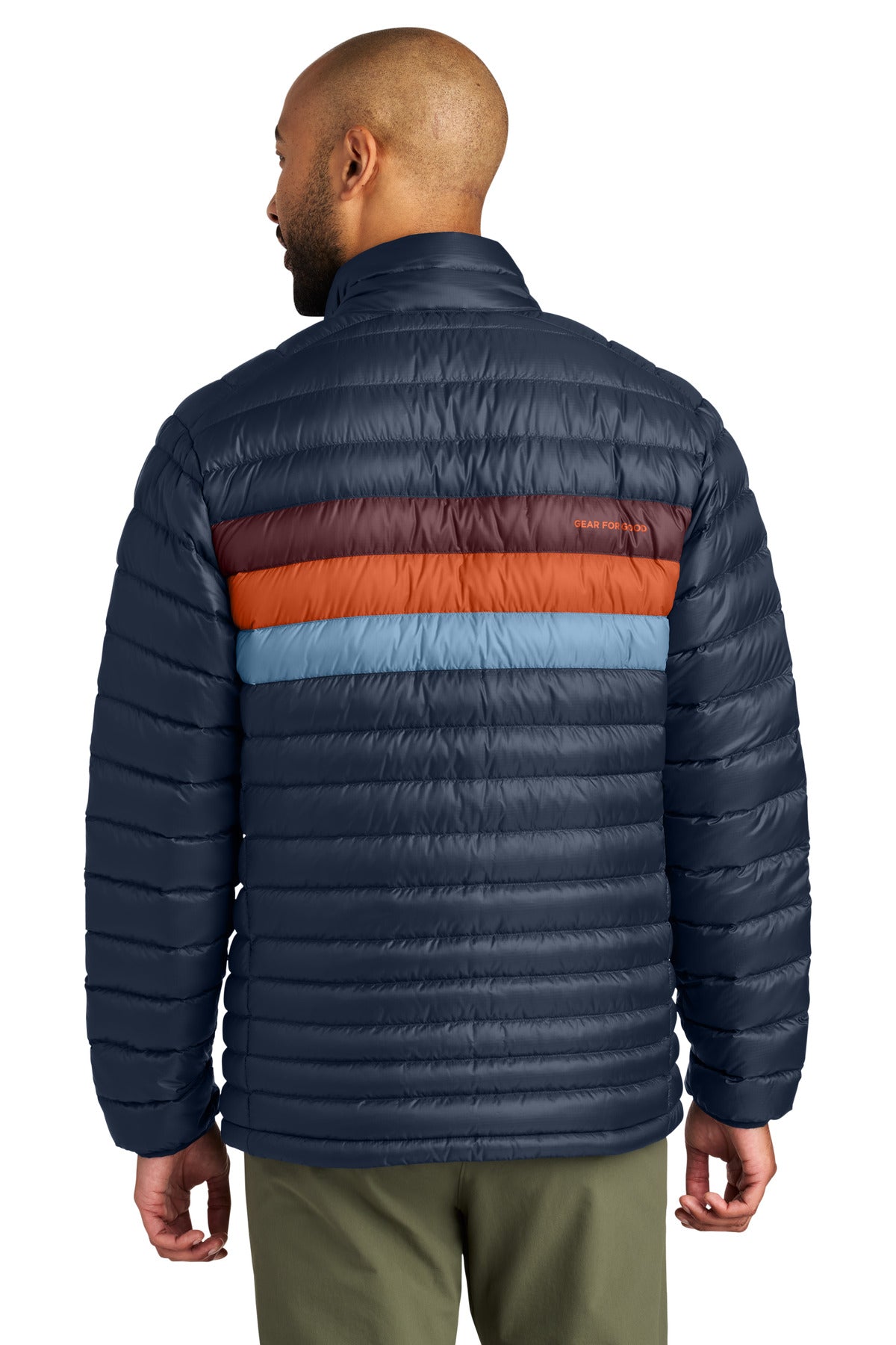 Custom Embroidered Cotopaxi Outerwear in Maritime/ Mulberry