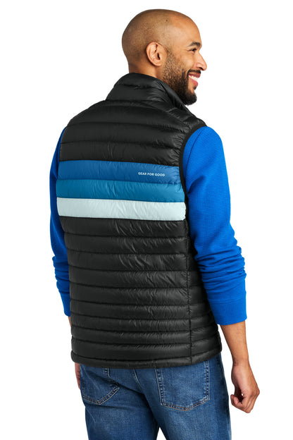 Custom Embroidered Cotopaxi Outerwear in Black/ Atlantic