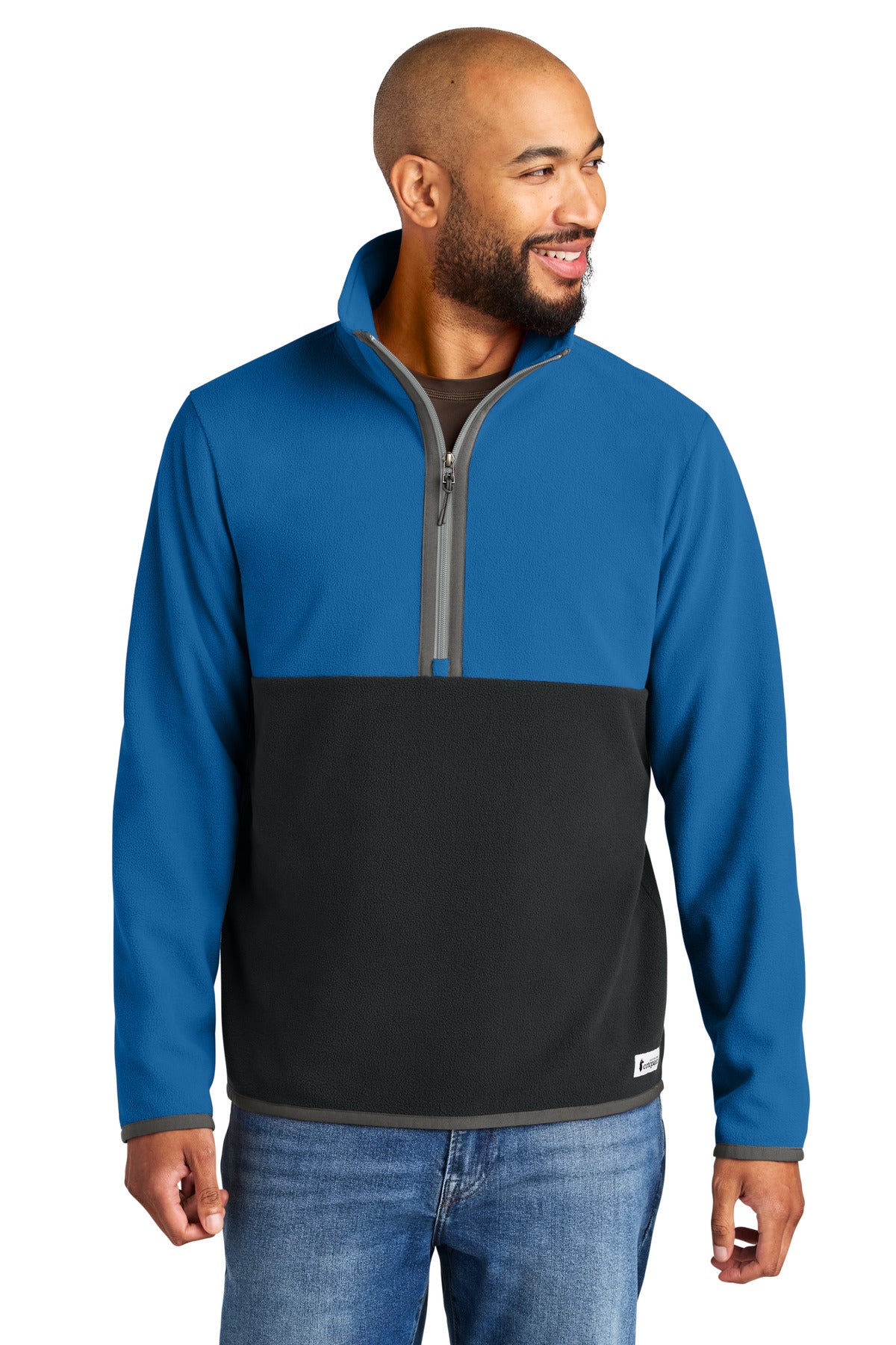 Custom Embroidered Cotopaxi Outerwear in Atlantic/ Black