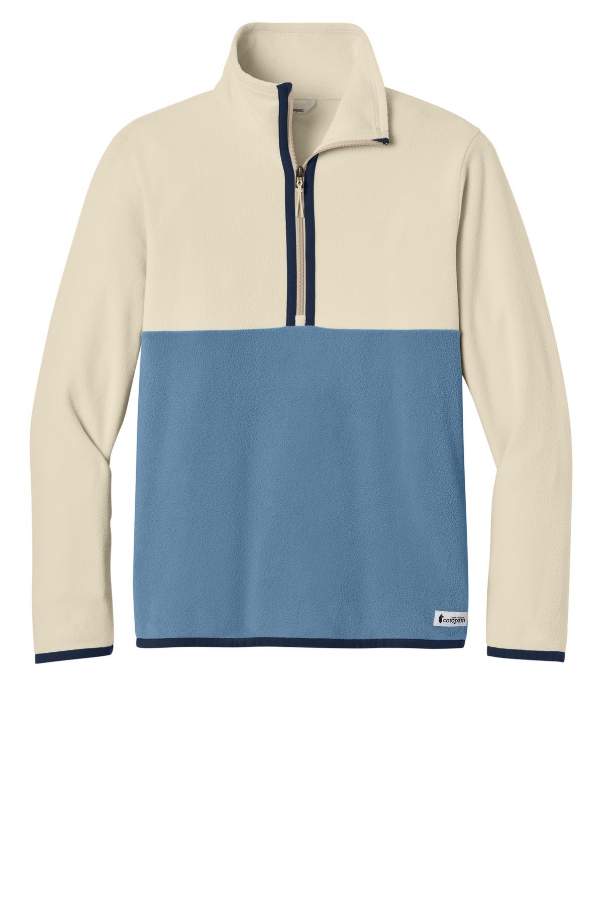 Custom Embroidered Cotopaxi Outerwear in Cream/ Fjord