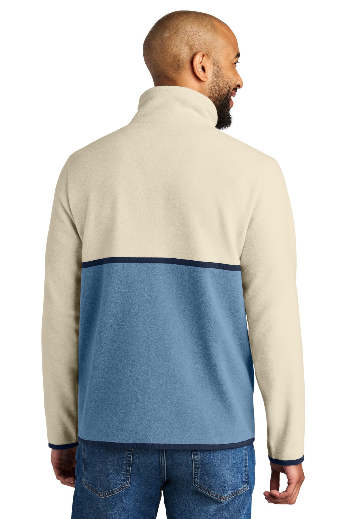 Custom Embroidered Cotopaxi Outerwear in Cream/ Fjord