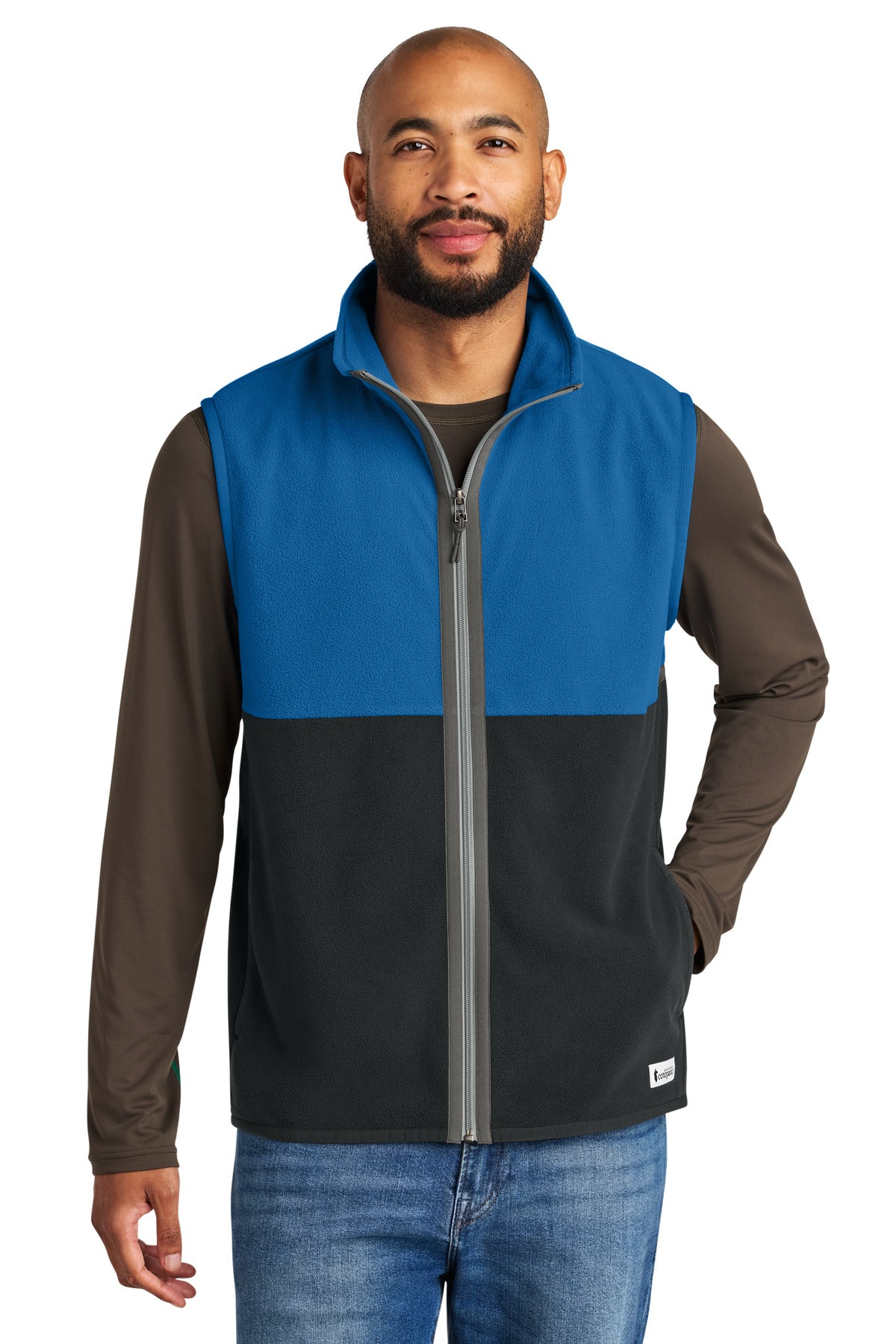 Custom Embroidered Cotopaxi Outerwear in Atlantic/ Black