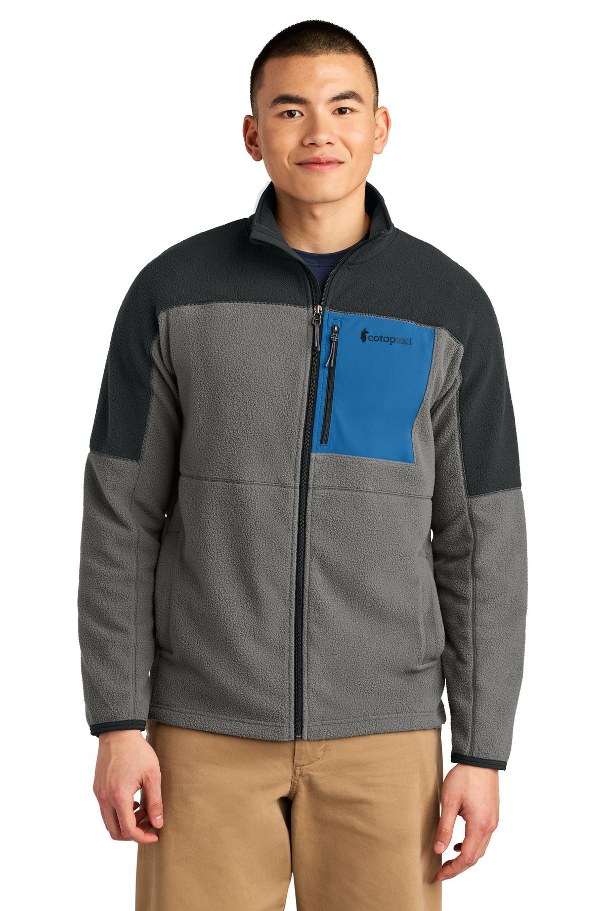 Custom Embroidered Cotopaxi Outerwear in Black/ Cinder