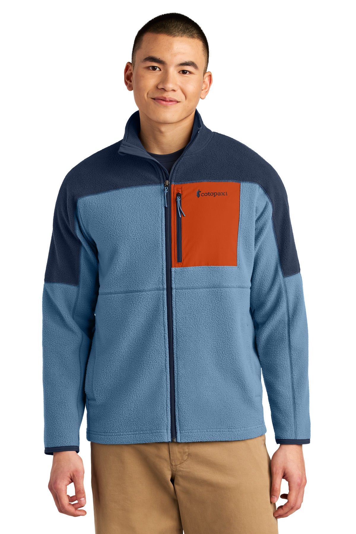 Custom Embroidered Cotopaxi Outerwear in Maritime/ Fjord