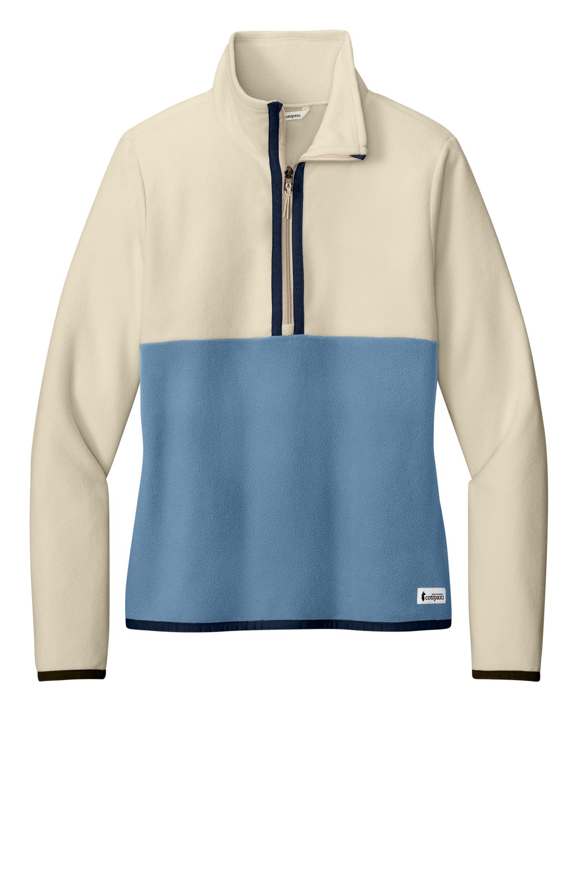 Custom Embroidered Cotopaxi Outerwear in Cream/ Fjord