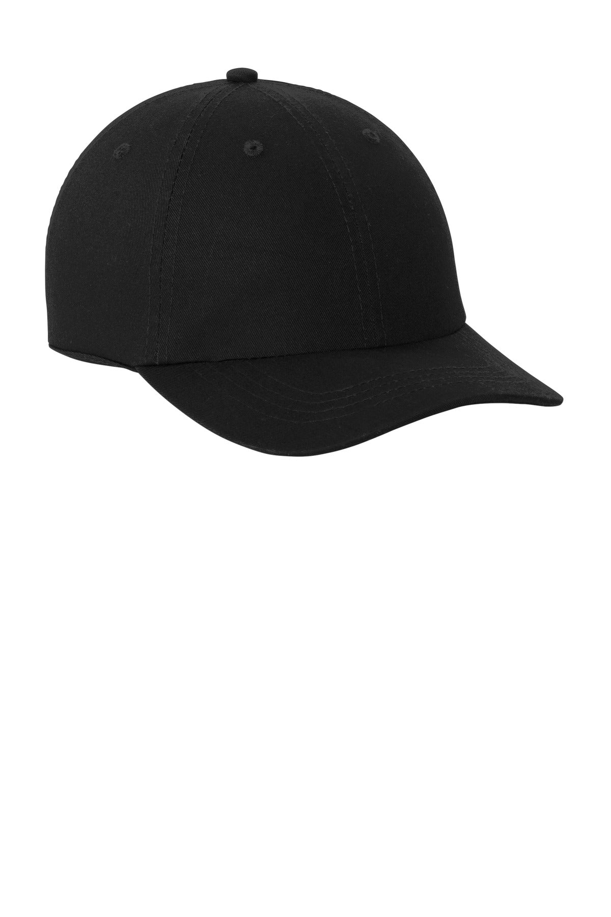 Custom Embroidered Port Authority Caps in Black