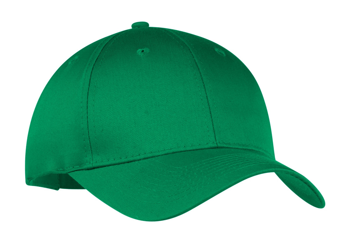 Custom Embroidered Port Authority Caps in Kelly Green
