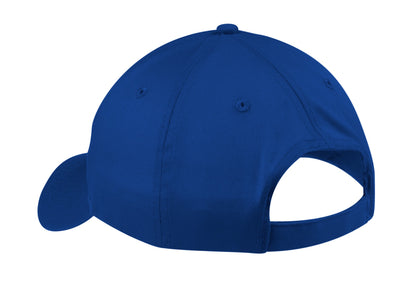 Custom Embroidered Port Authority Caps in Royal