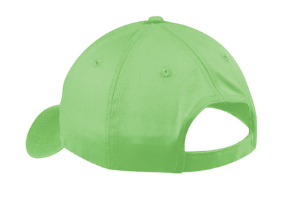 Custom Embroidered Port Authority Caps in Lime