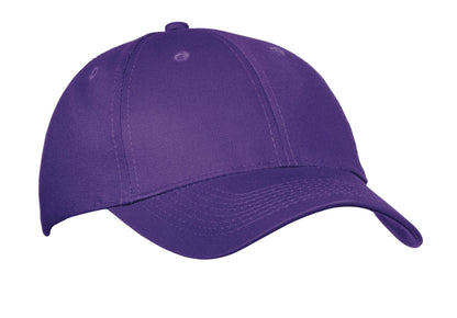 Custom Embroidered Port Authority Caps in Purple