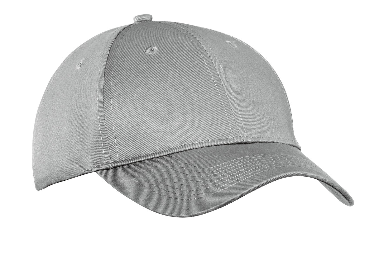Custom Embroidered Port Authority Caps in Silver
