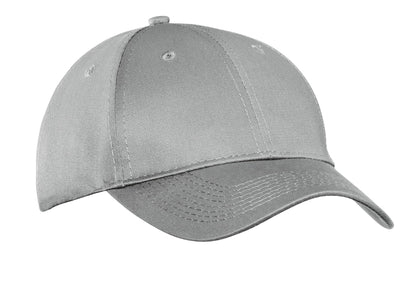 Custom Embroidered Port Authority Caps in Silver