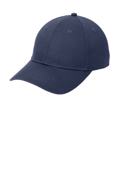 Custom Embroidered Port Authority Caps in True Navy