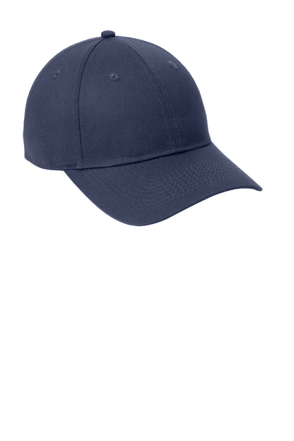 Custom Embroidered Port Authority Caps in True Navy