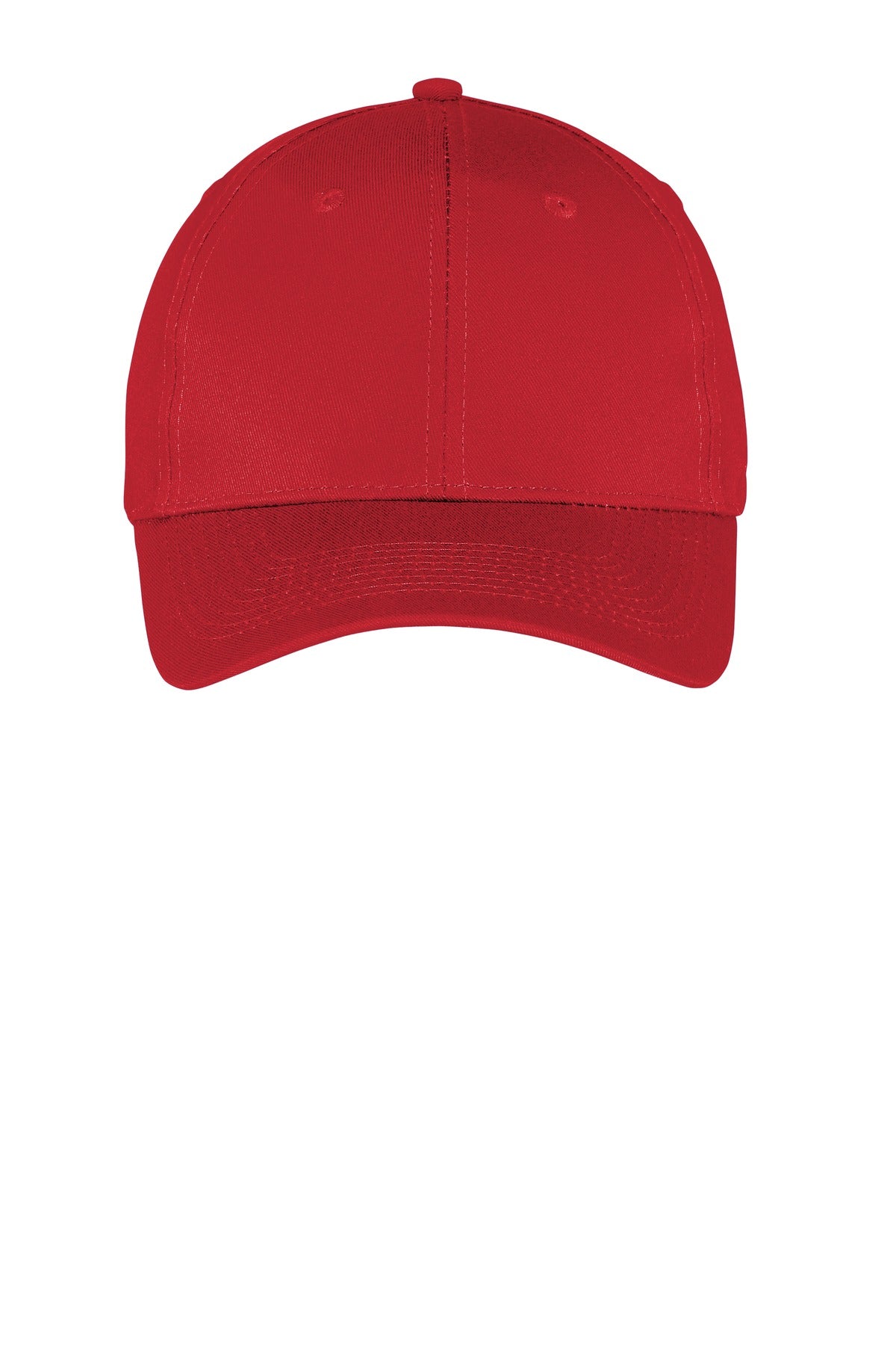 Custom Embroidered Port Authority Caps in True Red