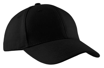 Custom Embroidered Port Authority Caps in Black