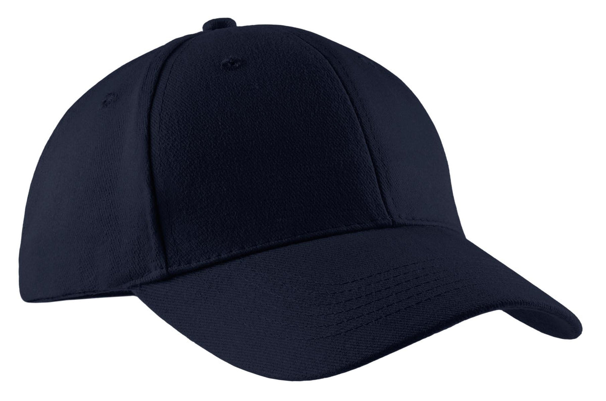 Custom Embroidered Port Authority Caps in Navy