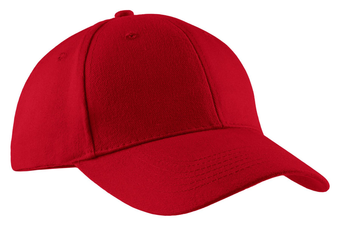 Custom Embroidered Port Authority Caps in Red
