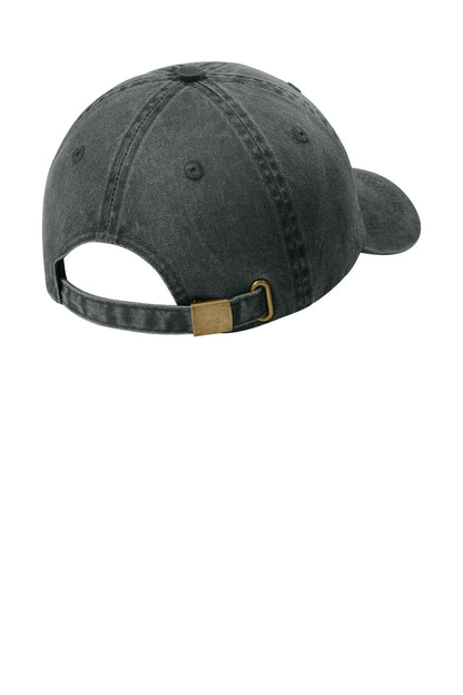 Custom Embroidered Port Authority Caps in Black
