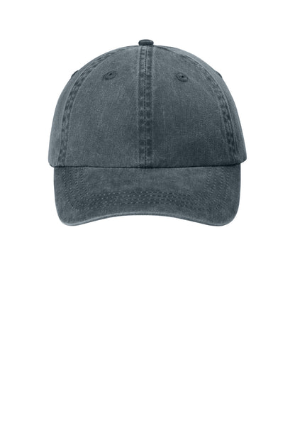 Custom Embroidered Port Authority Caps in Graphite