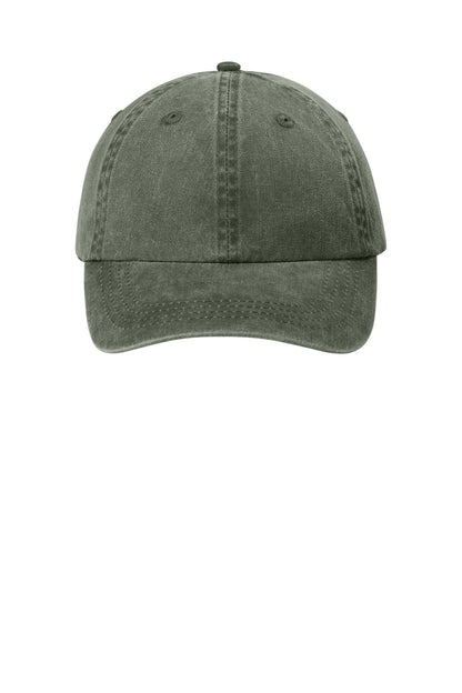 Custom Embroidered Port Authority Caps in Hunter