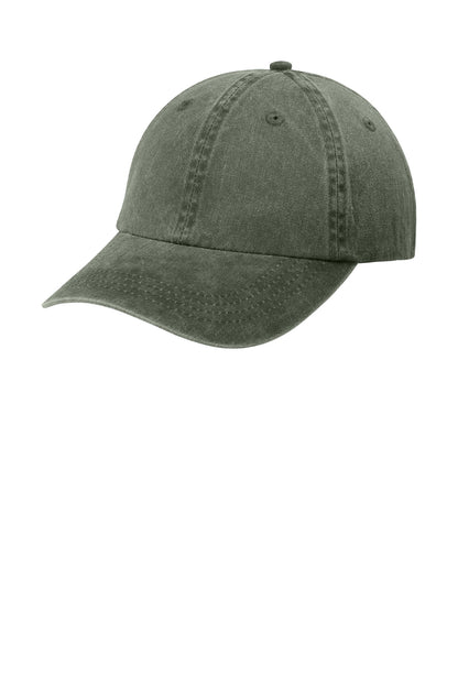 Custom Embroidered Port Authority Caps in Hunter