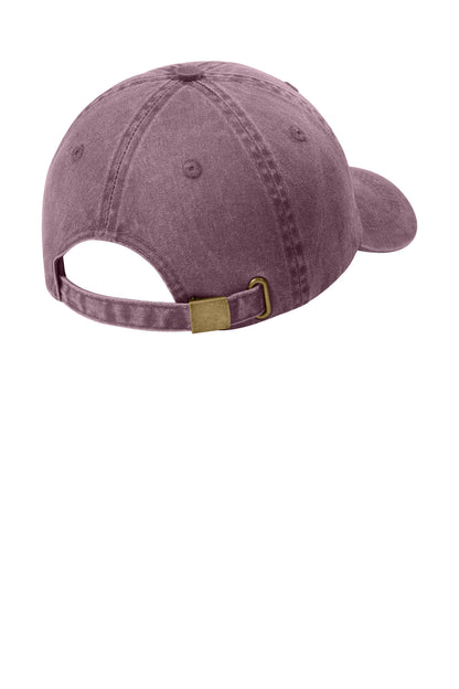 Custom Embroidered Port Authority Caps in Maroon