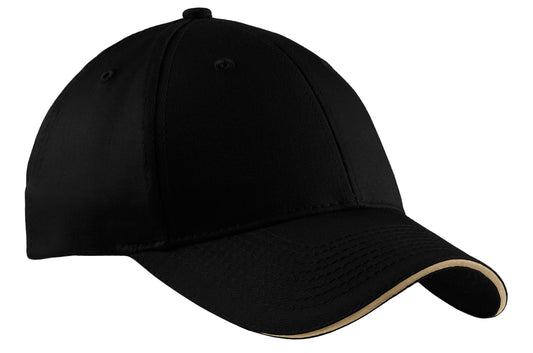 Port Authority   Cotton Twill Sandwich Bill Cap.  CP85