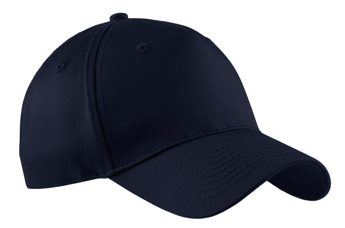 Custom Embroidered Port Authority Caps in Navy