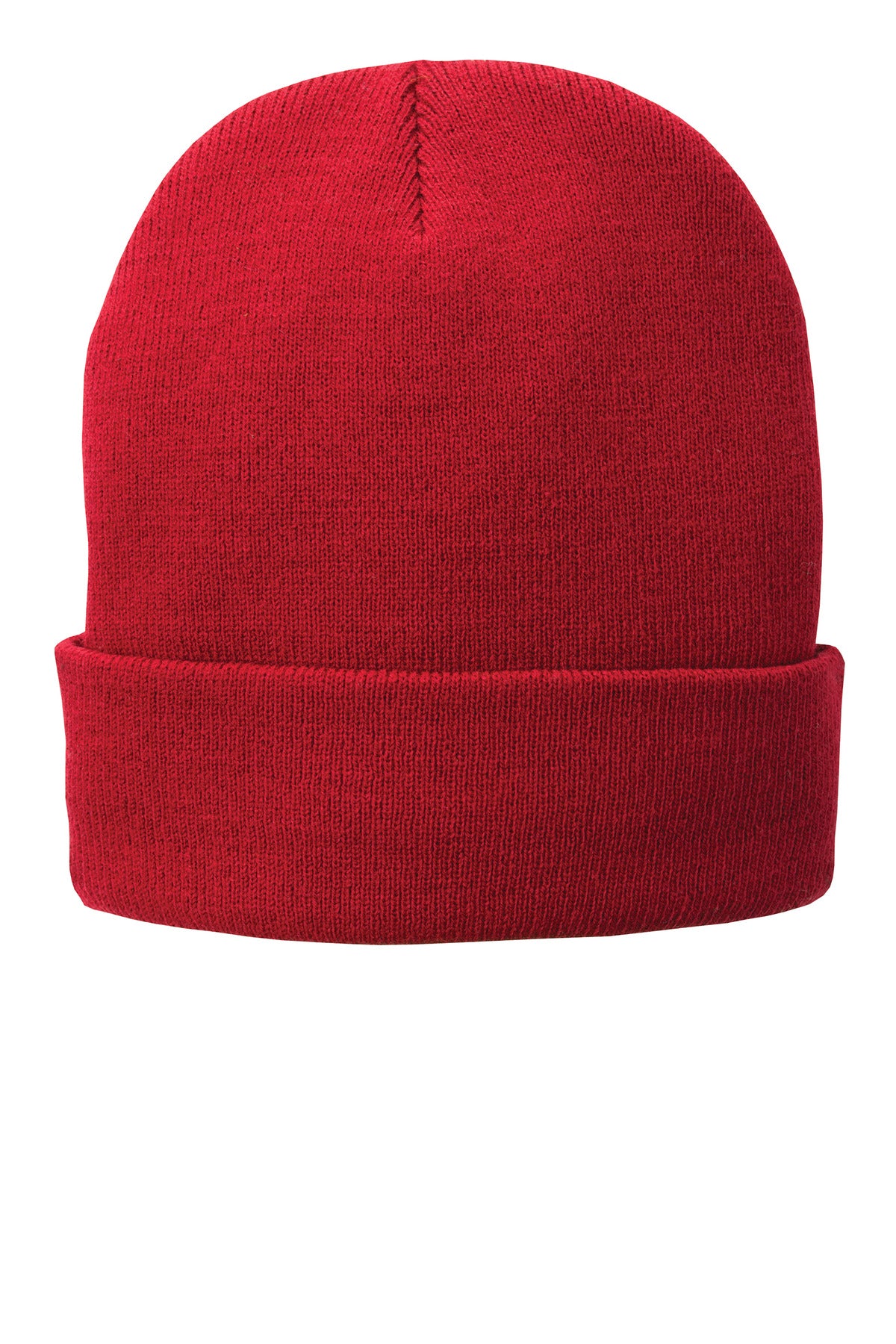 Custom Embroidered Port Authority Caps in Athletic Red