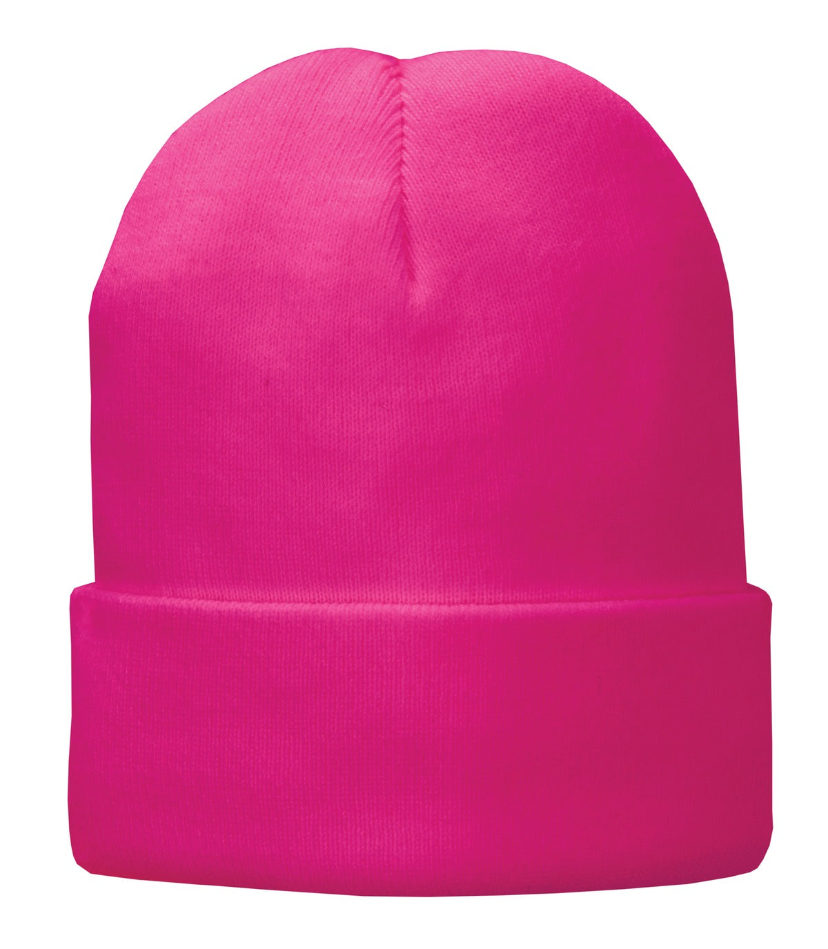 Custom Embroidered Port Authority Caps in Neon Pink Glo