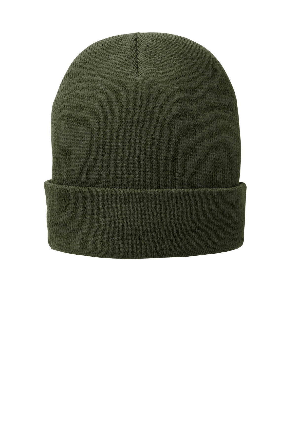 Custom Embroidered Port Authority Caps in Olive Drab Green