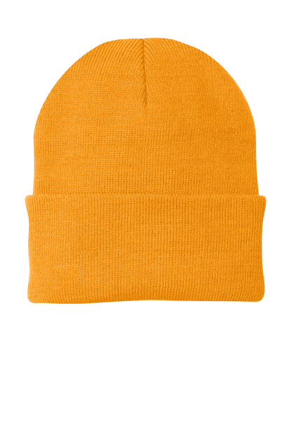 Custom Embroidered Port Authority Caps in Athletic Gold