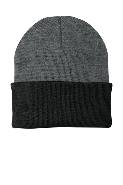 Custom Embroidered Port Authority Caps in Athletic Oxford/ Black