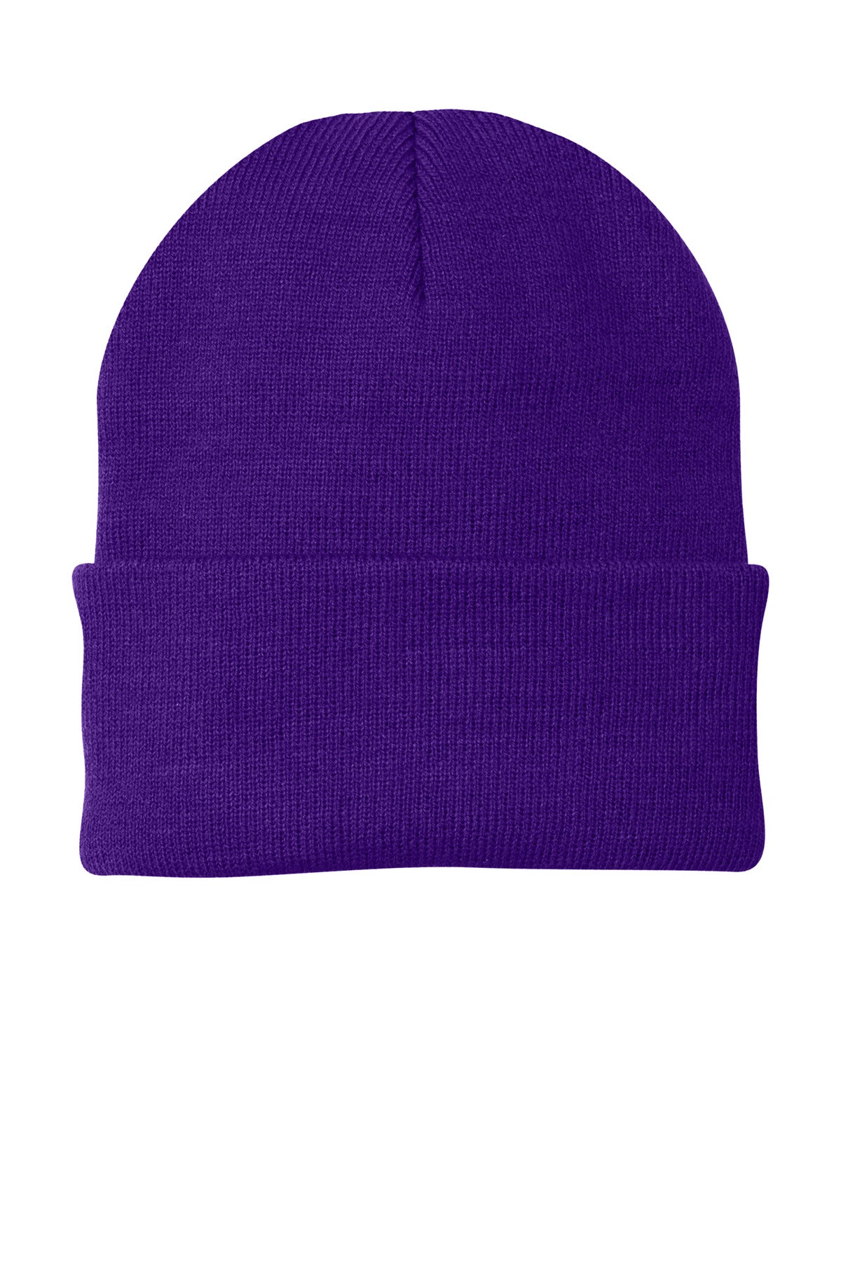 Custom Embroidered Port Authority Caps in Athletic Purple