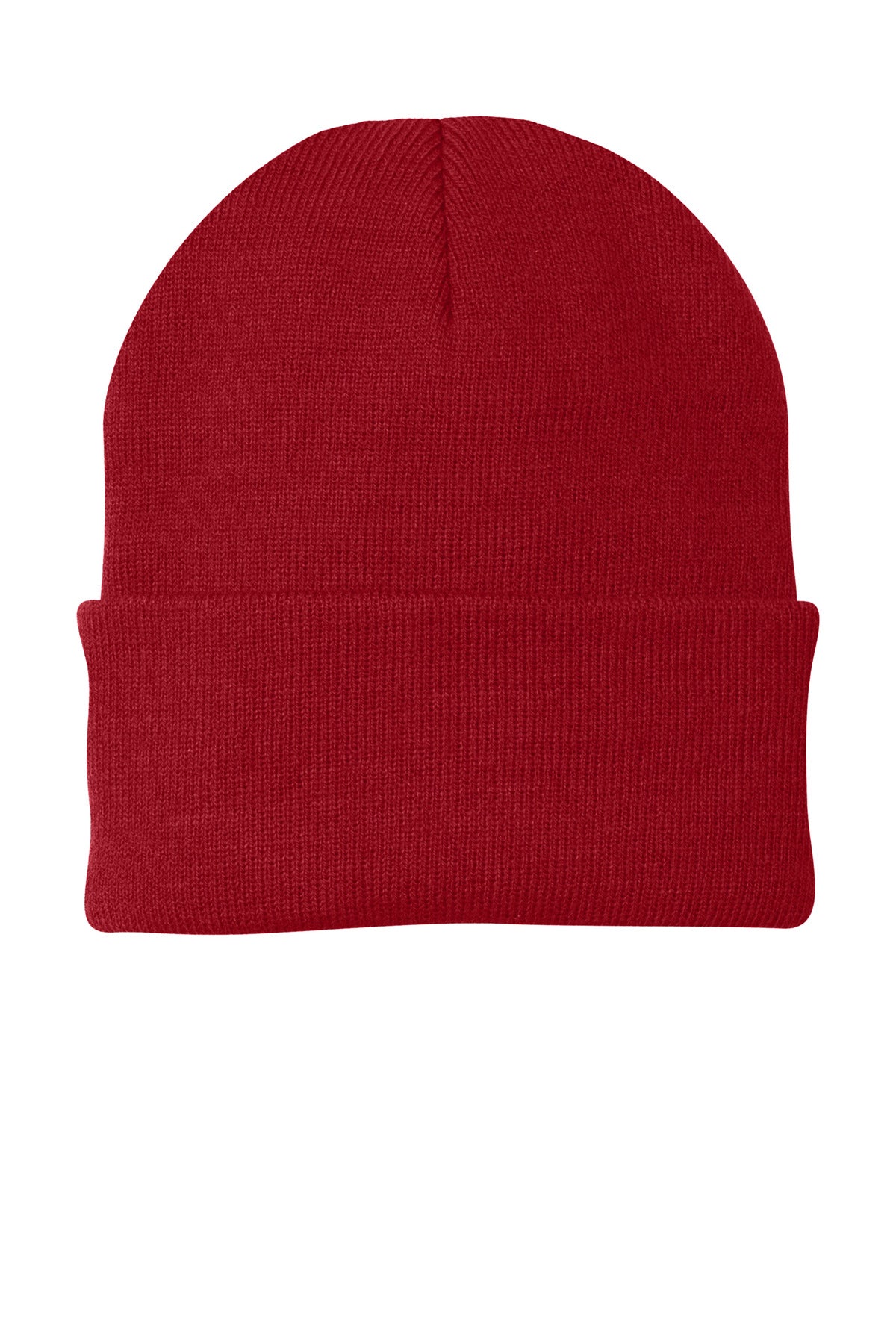 Custom Embroidered Port Authority Caps in Athletic Red