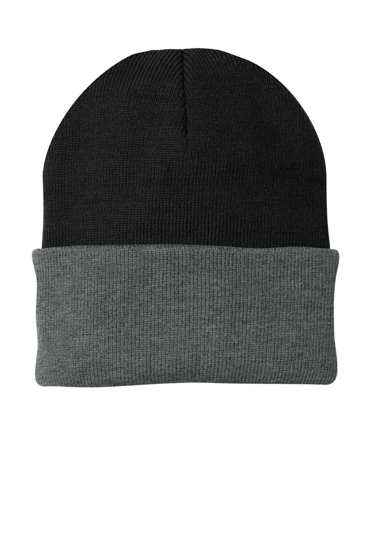 Custom Embroidered Port Authority Caps in Black/ Athletic Oxford