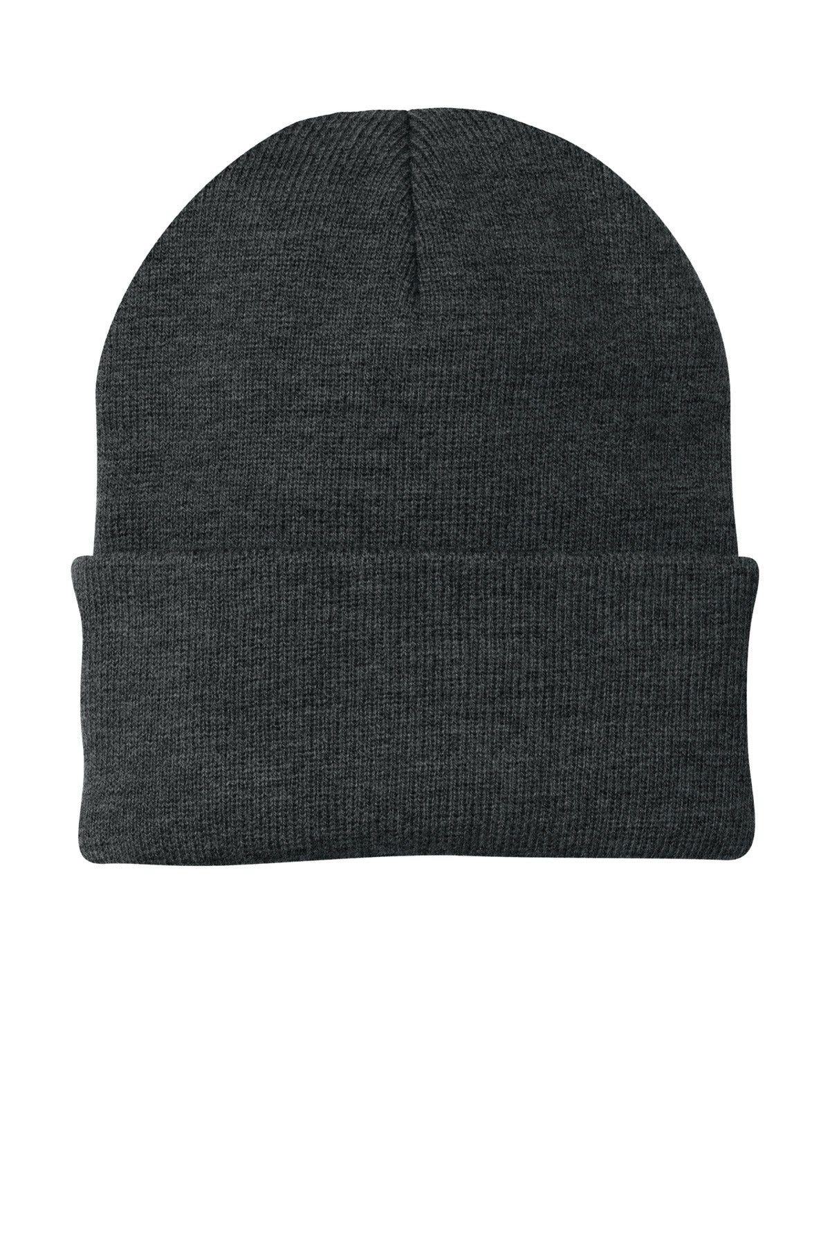 Custom Embroidered Port Authority Caps in Charcoal Heather