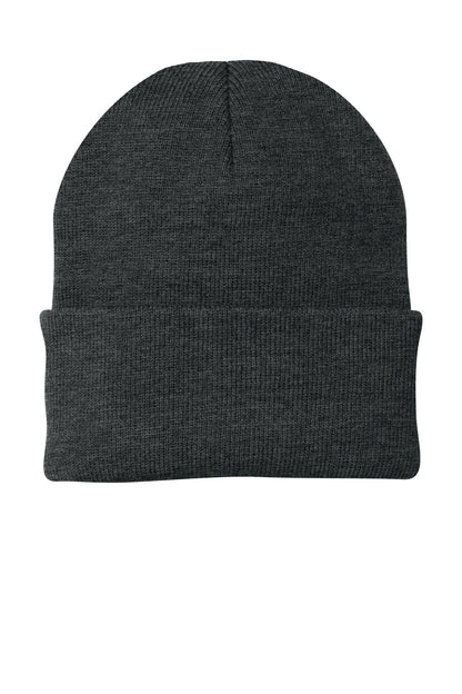 Custom Embroidered Port Authority Caps in Charcoal Heather