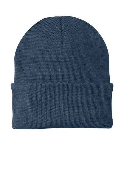 Custom Embroidered Port Authority Caps in Millennium Blue