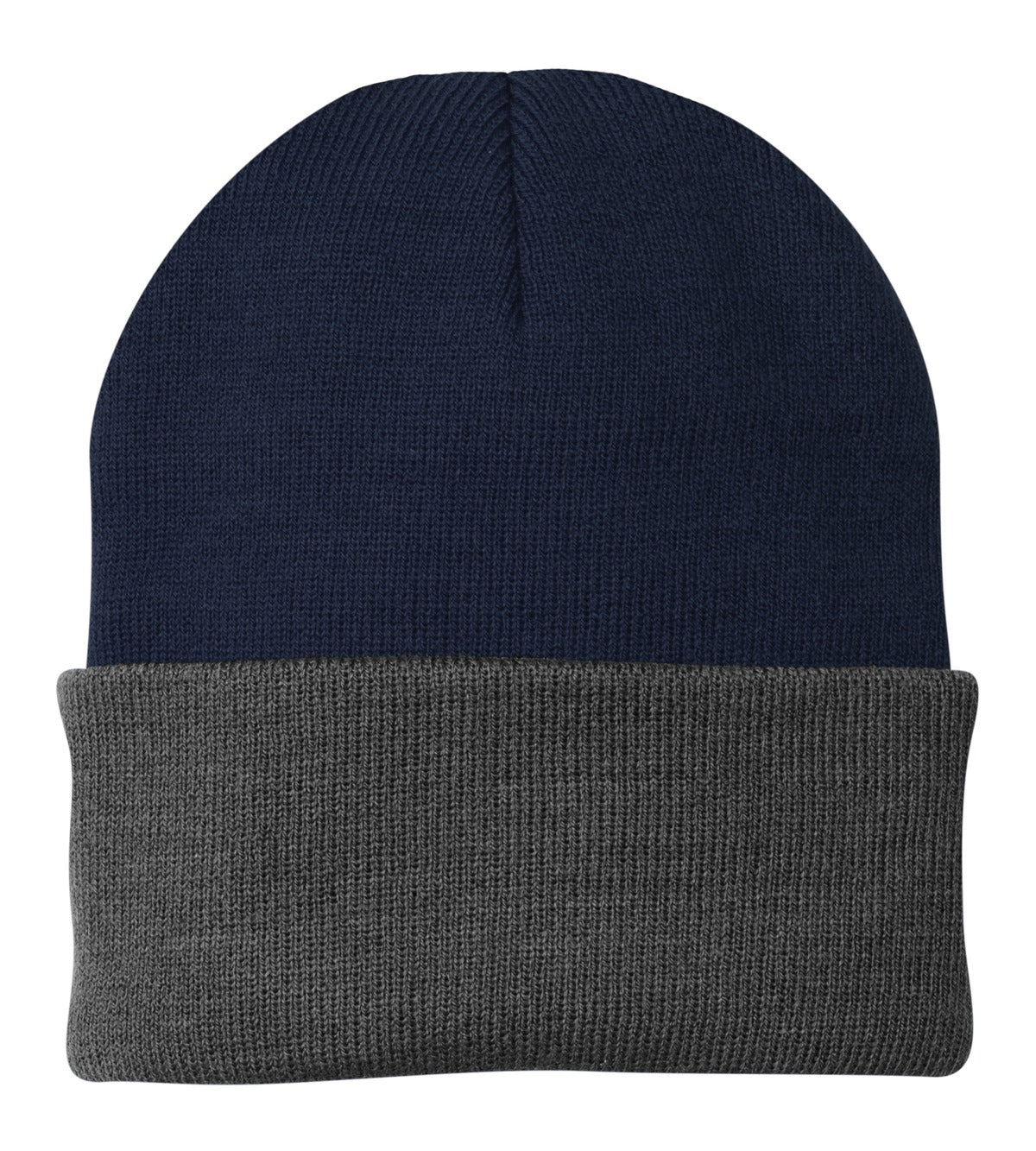 Custom Embroidered Port Authority Caps in Navy/ Athletic Oxford