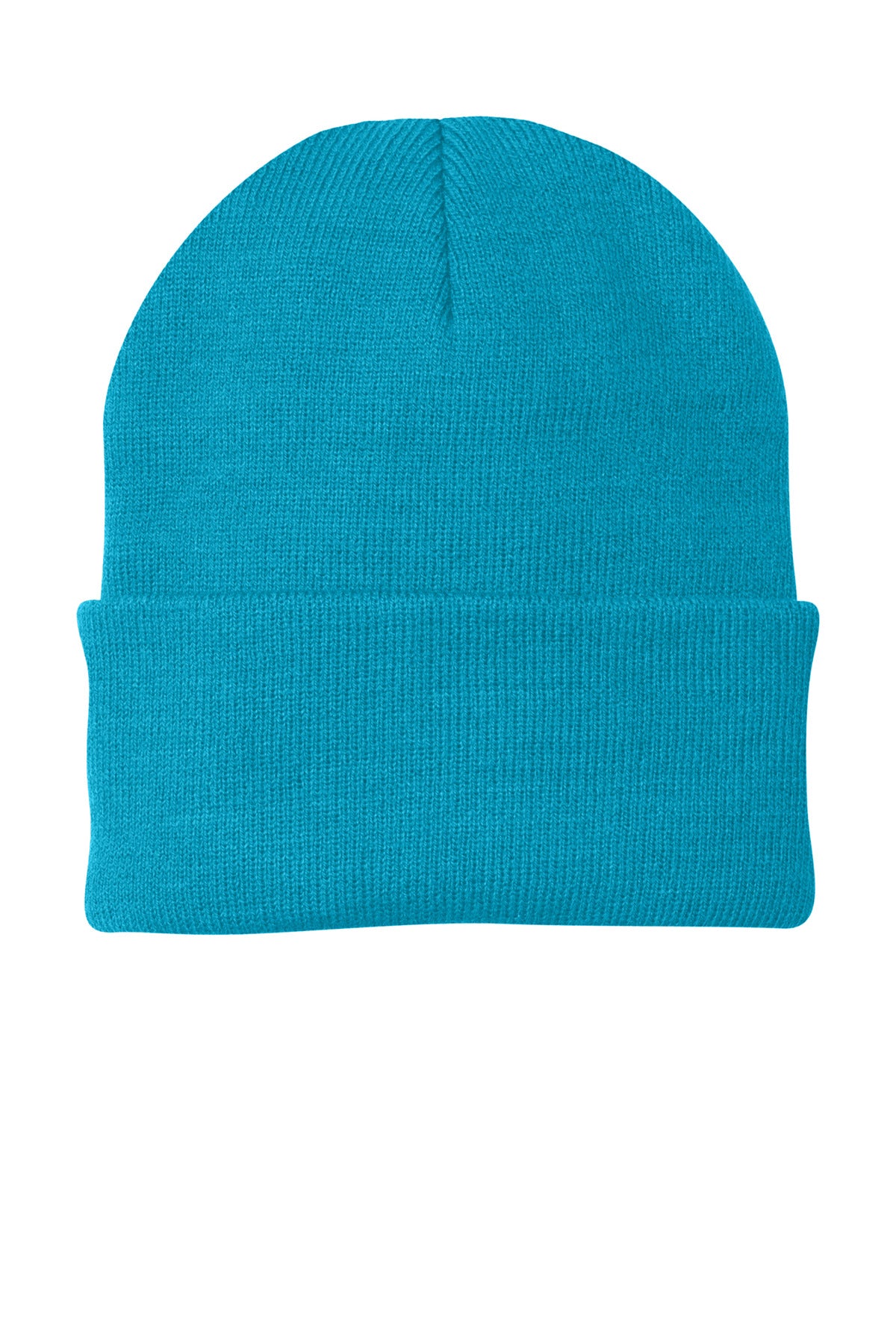Custom Embroidered Port Authority Caps in Neon Blue