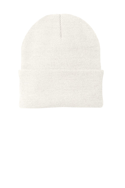 Custom Embroidered Port Authority Caps in White