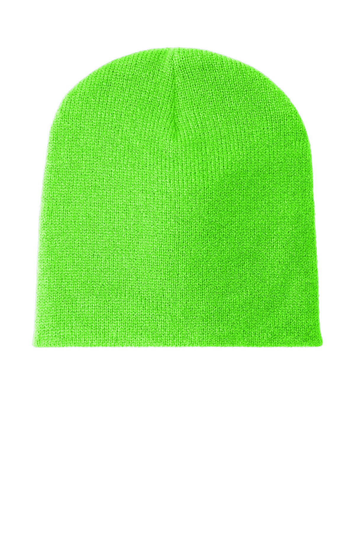 Custom Embroidered Port Authority Caps in Neon Green